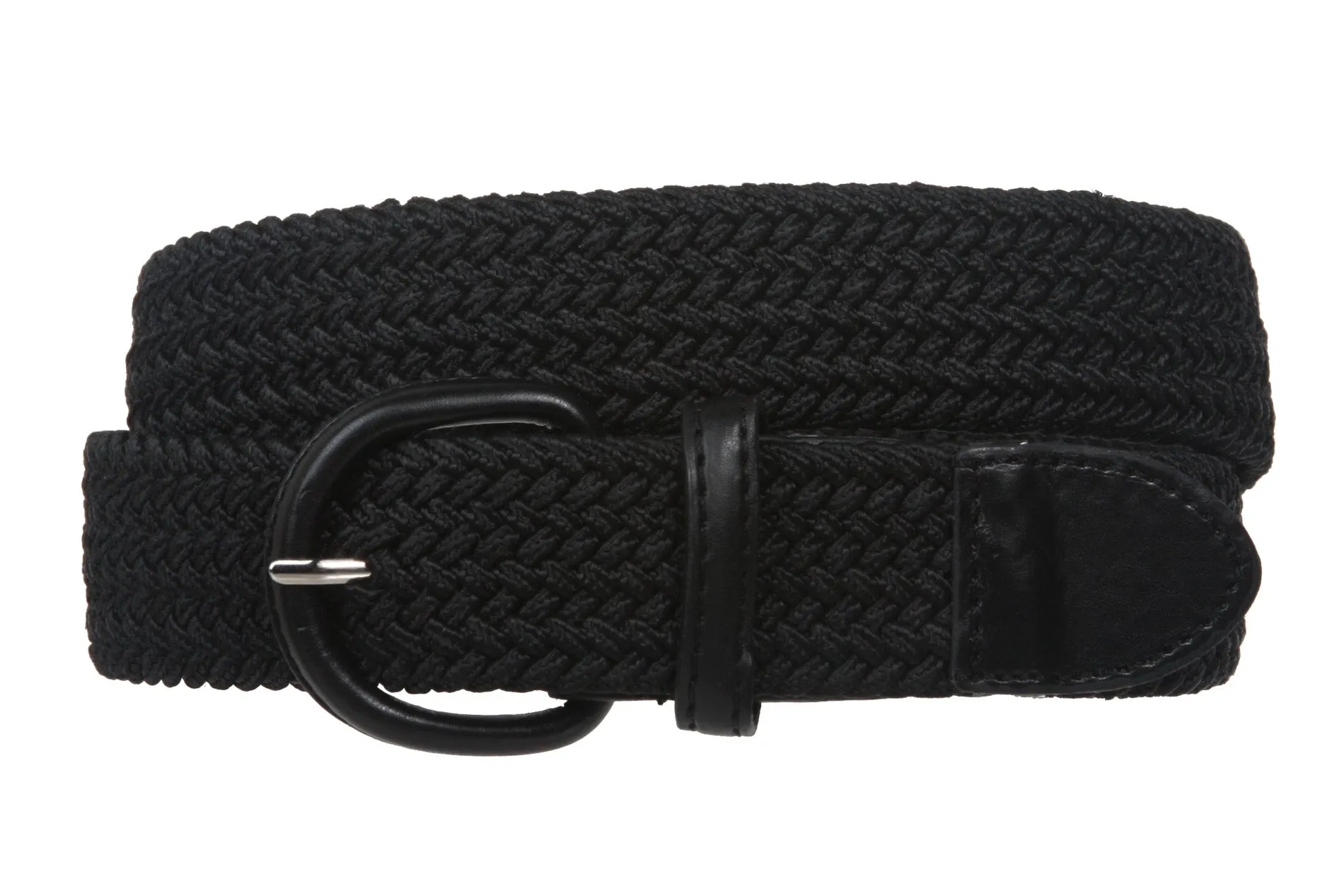 1 3/8'' Comfort Stretch Braided Horseshoe Non Leather Belt