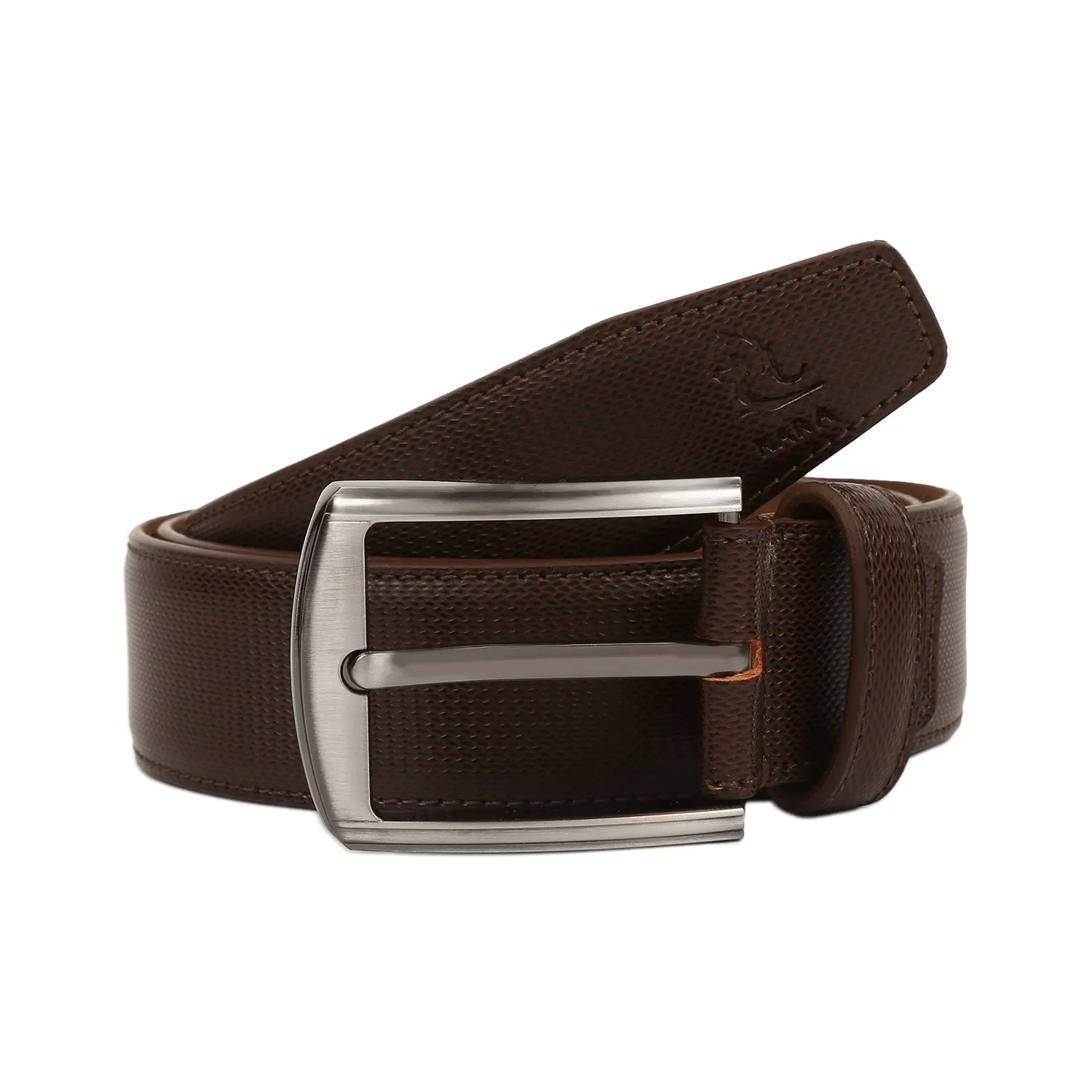 4209 Brown Textured Belt for Men