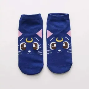 Anime-Inspired Printed Socks