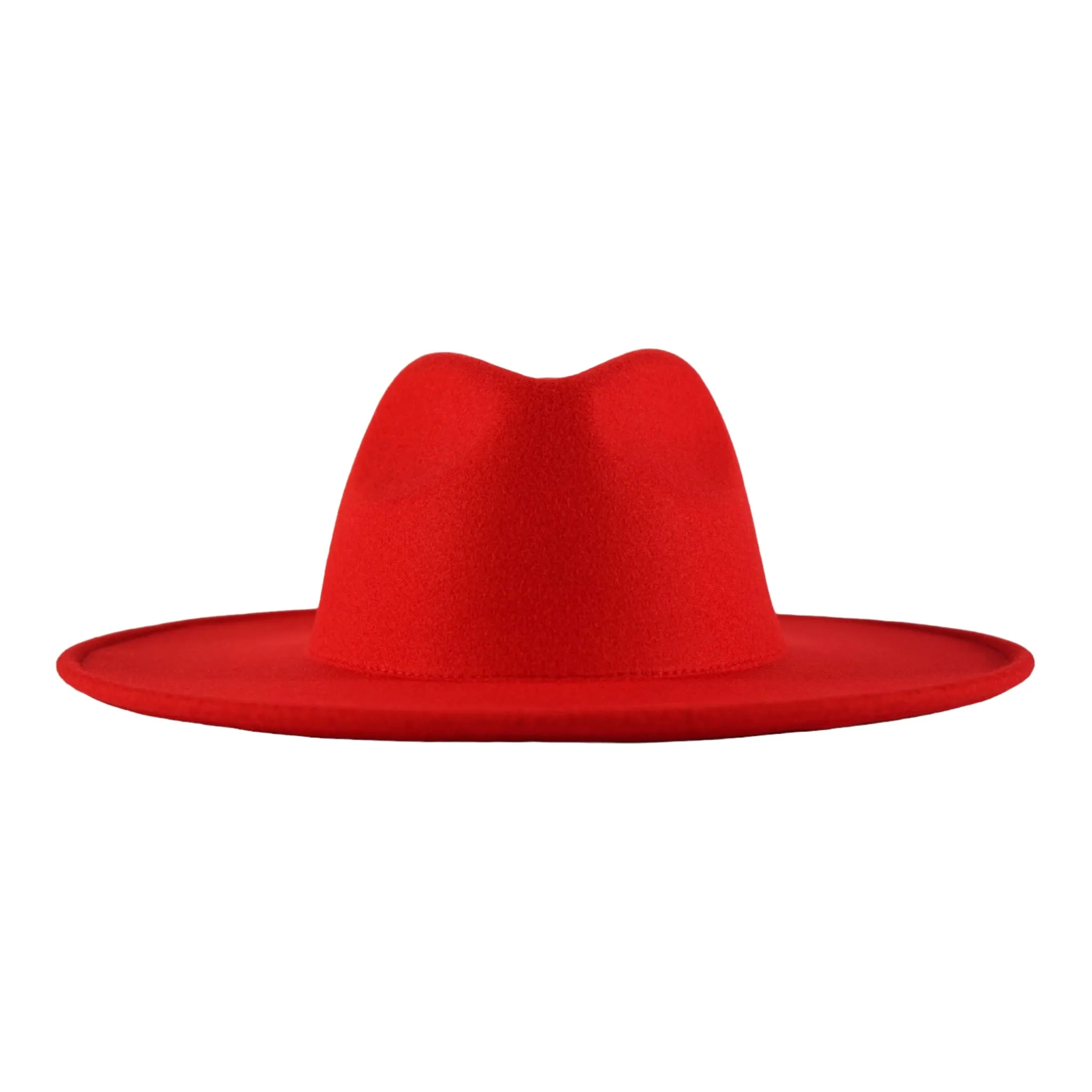 Atlanta Wide Brim Fedora - Red