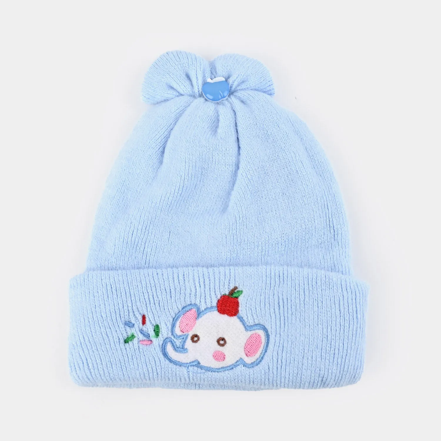 Baby Winter Cap/Hat  Elephant Embroidered | 6M 