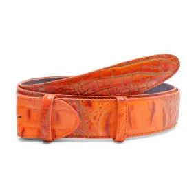 Bacall Mock Caiman Effect Belt Strap