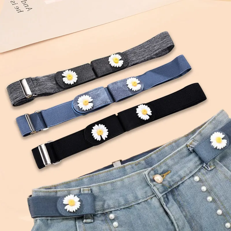 Belts for women Buckle-Free Waist Jeans