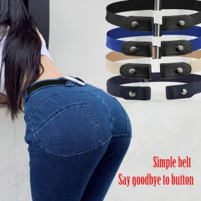 Belts for women Buckle-Free Waist Jeans