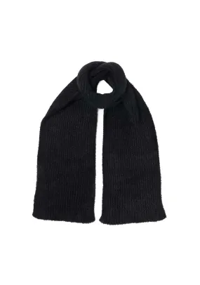 Brushed Yarn Scarf - Black