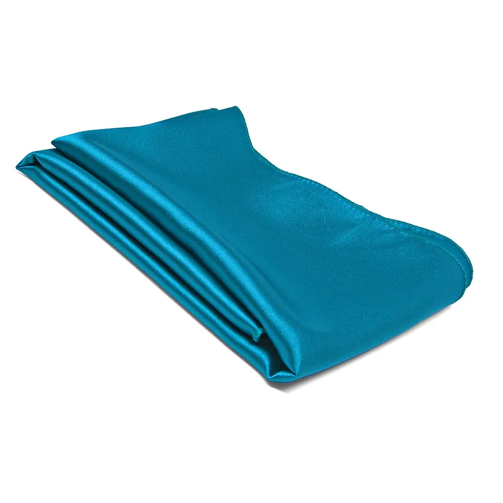 Caribbean Blue Solid Color Scarf