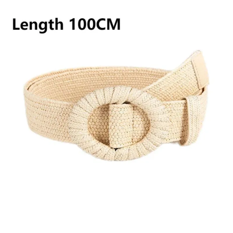 Casual Wide Woven Safari Belts