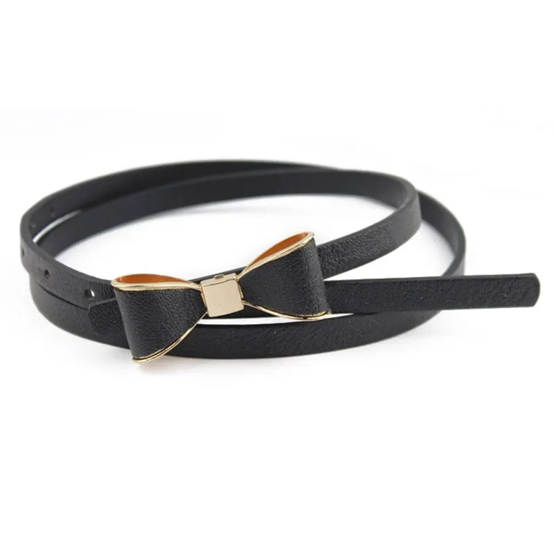 Dual Loop Leather Waist Belt