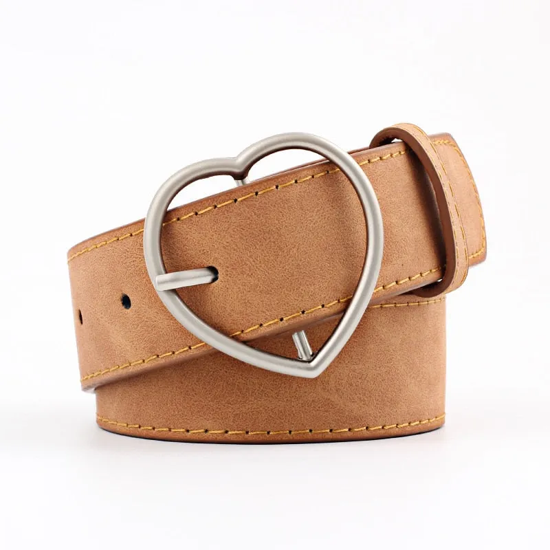 Dual Loop Leather Waist Belt