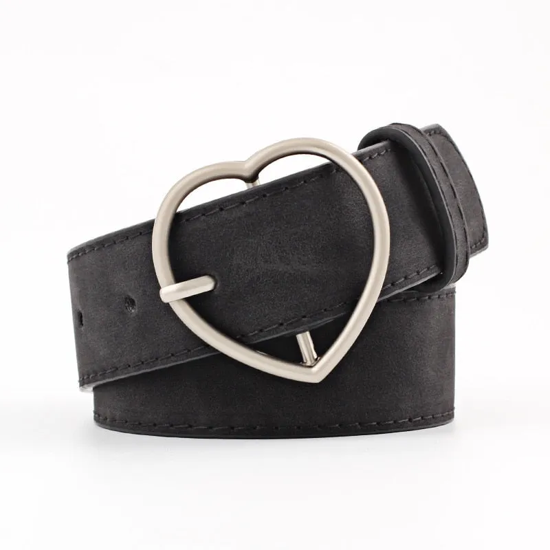 Dual Loop Leather Waist Belt