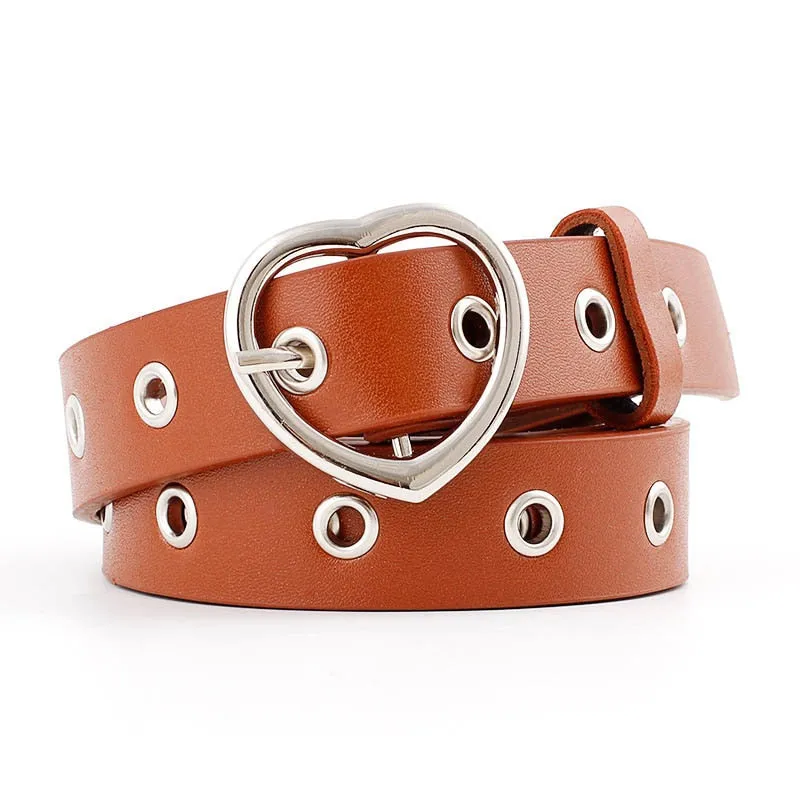 Dual Loop Leather Waist Belt