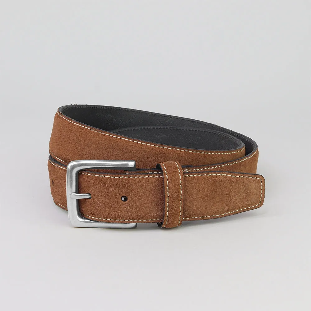 Glaston 34mm Casual Suede Leather Belt