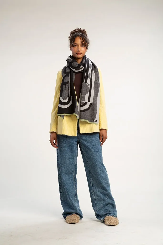 Gunta Maxi Scarf - Charcoal