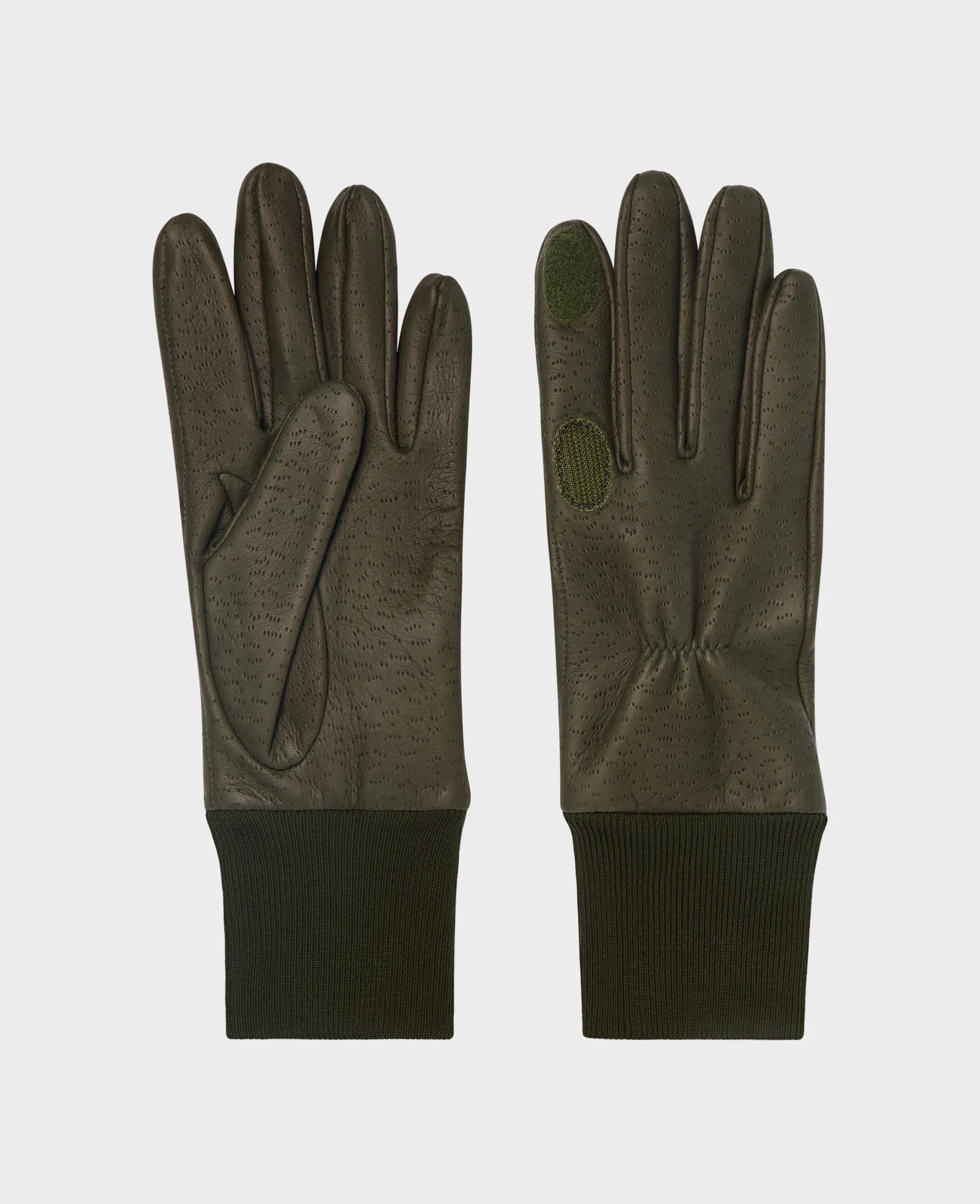 Heritage Fleece Lined Leather Shooting Gloves