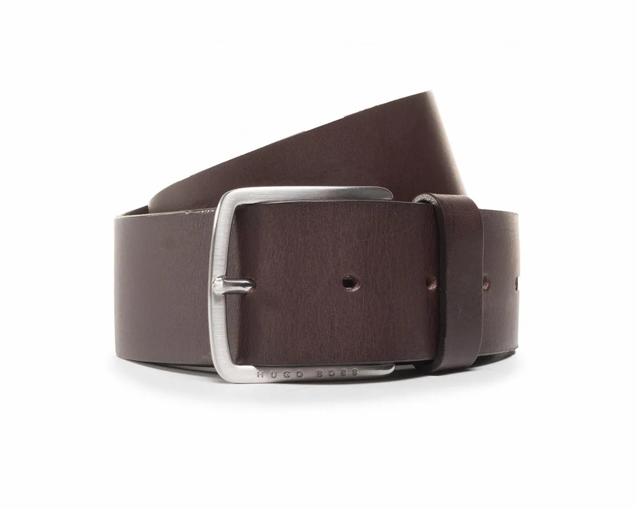 Hugo Boss Sjeeko Sz40 50424683 202 Leather Belt Brown