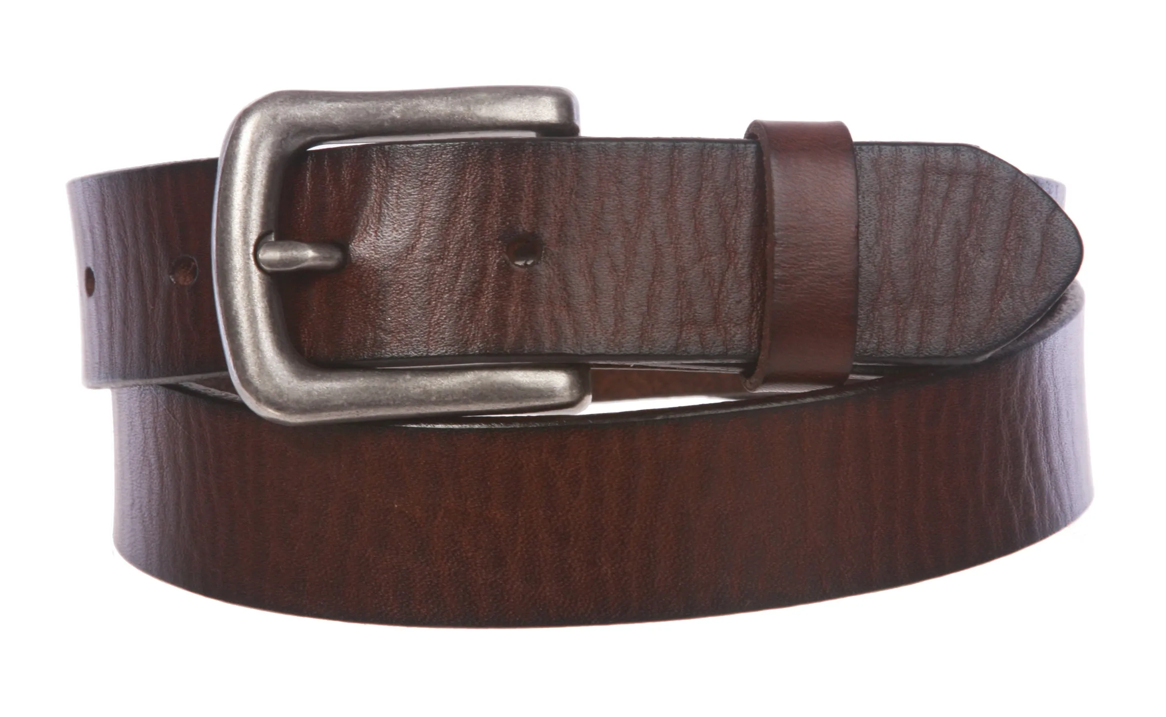 Kids Snap On Top Grain Vintage Genuine Leather Belt