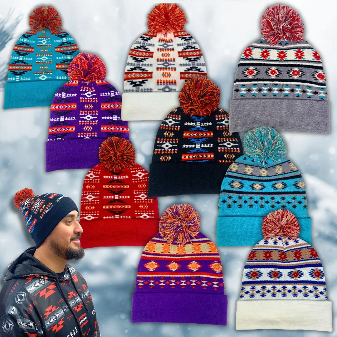 <font color="red">New !!!</font> 10 Pack Southwest Style Beanies. Only $6.00 ea!!