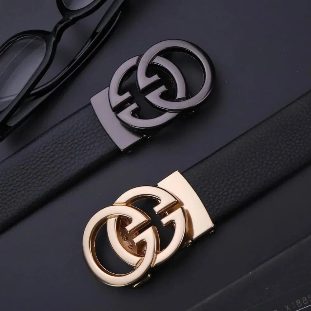 Men's  Luxury Brand Famous Genuine Leather Belts