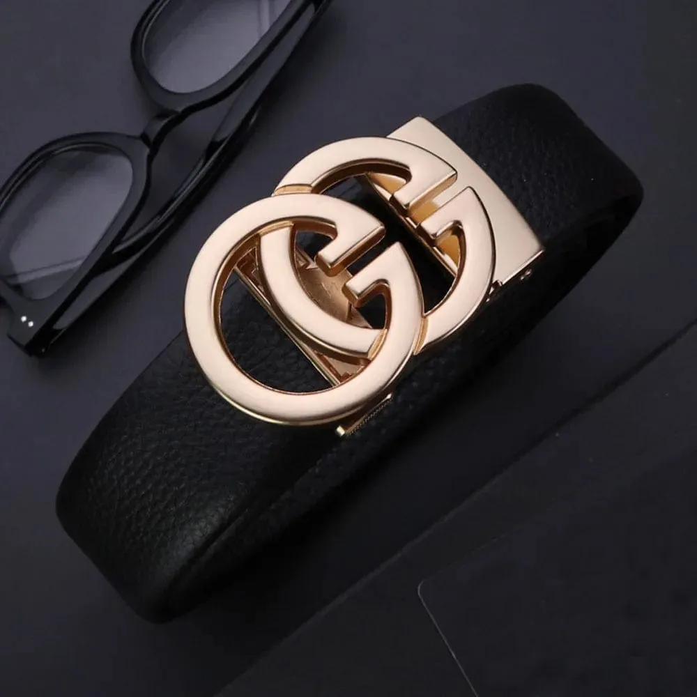 Men's  Luxury Brand Famous Genuine Leather Belts