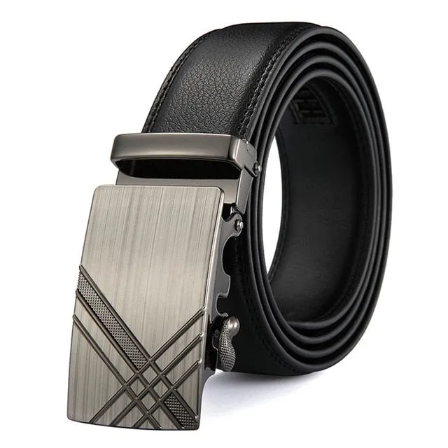 Modern Luxury Fashion Alloy Buckle Genuine Leather Belts