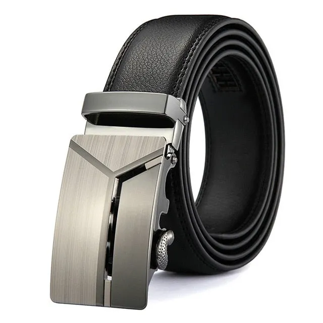 Modern Luxury Fashion Alloy Buckle Genuine Leather Belts