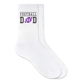 Personalized Football Fan Socks - Football Dad