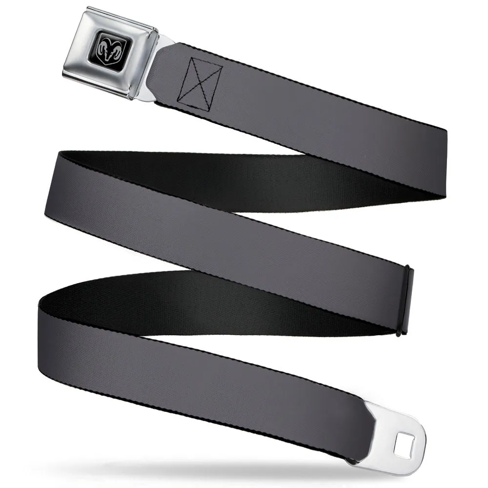 Ram Seatbelt Belt - Charcoal Webbing