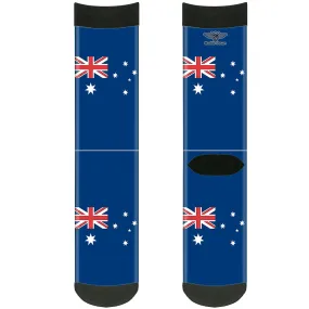 Sock Pair - Polyester - Australia Flags - CREW