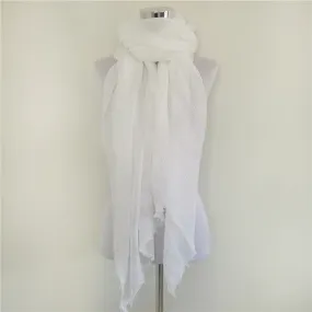 Solid Color Linen Cotton Winter/Autumn Scarves For Women - 20 colours