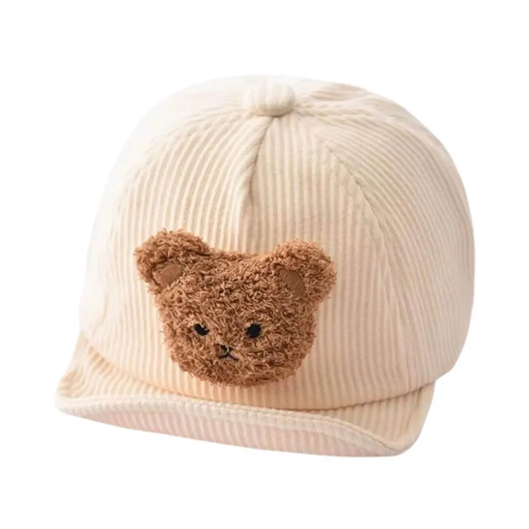 Teddy Corduroy Baby Cap