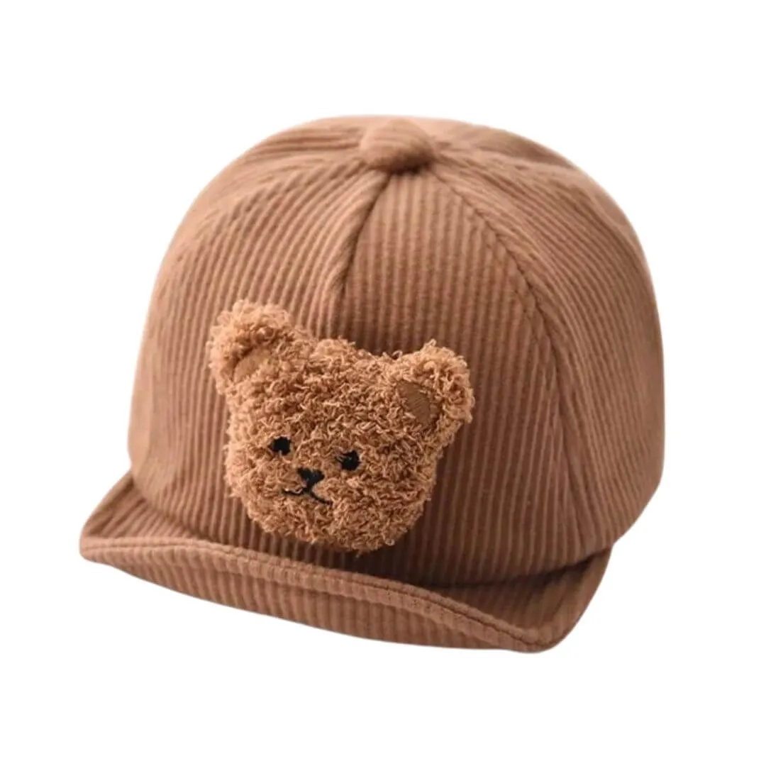 Teddy Corduroy Baby Cap