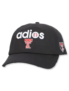 Texas Tech Dark Horse Baseball "Adios" Adjustable Ripstop Hat