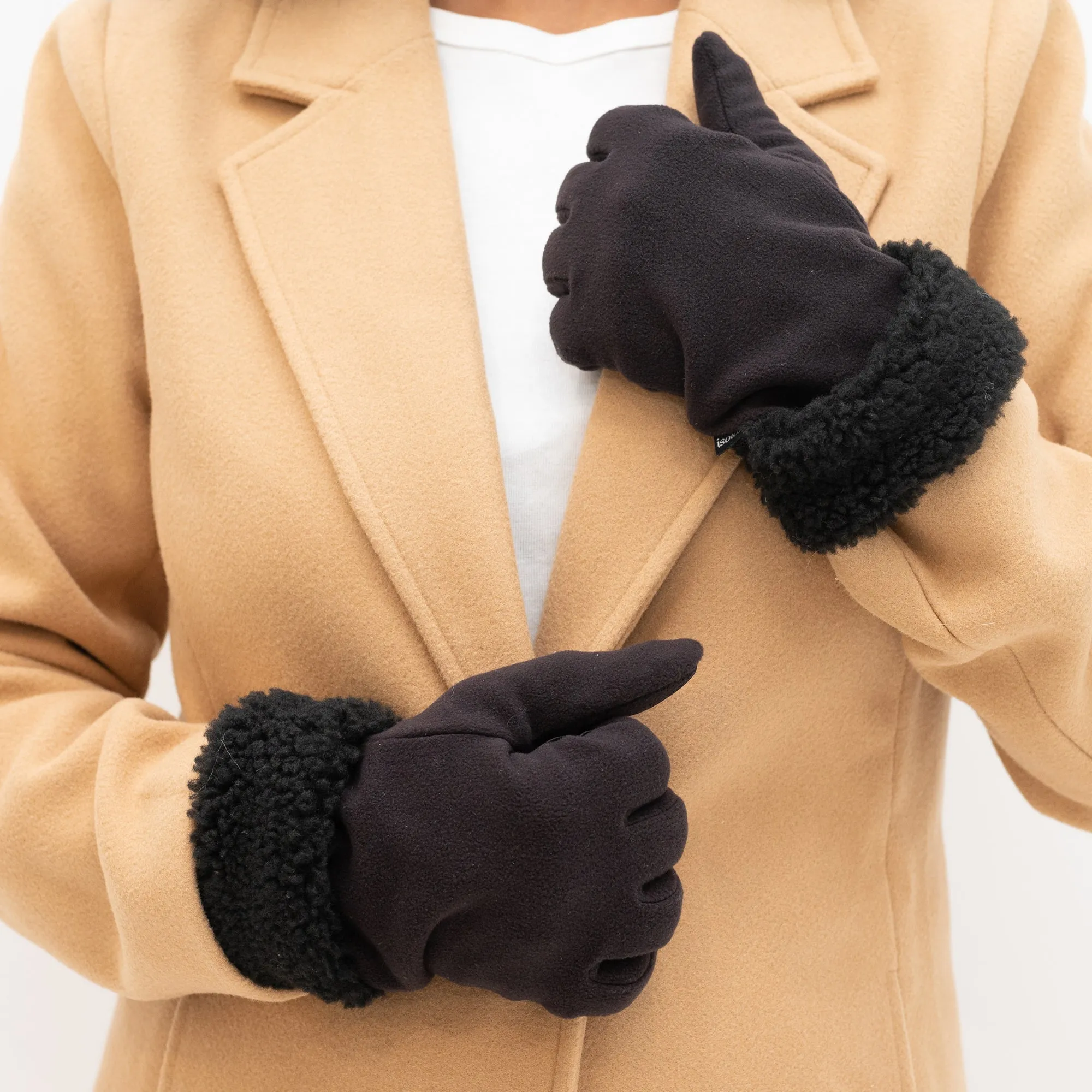 Women's Felicity Fleece Gloves with Berber Cuff